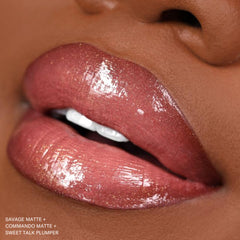Vegan cruelty-free packaging of The Lip Bar Commando lipstick close-up