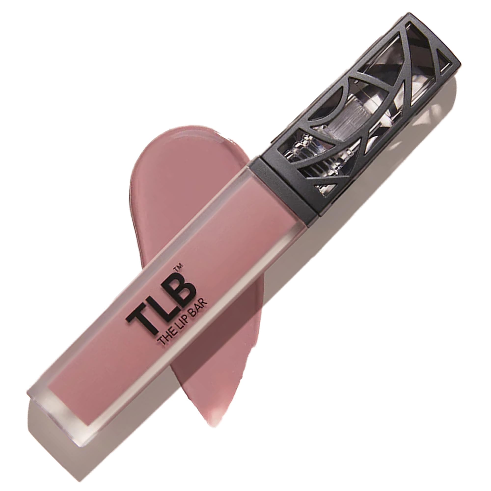 The Lip Bar Curlfriend Mauve Pink lipstick application showing smooth, long-lasting color