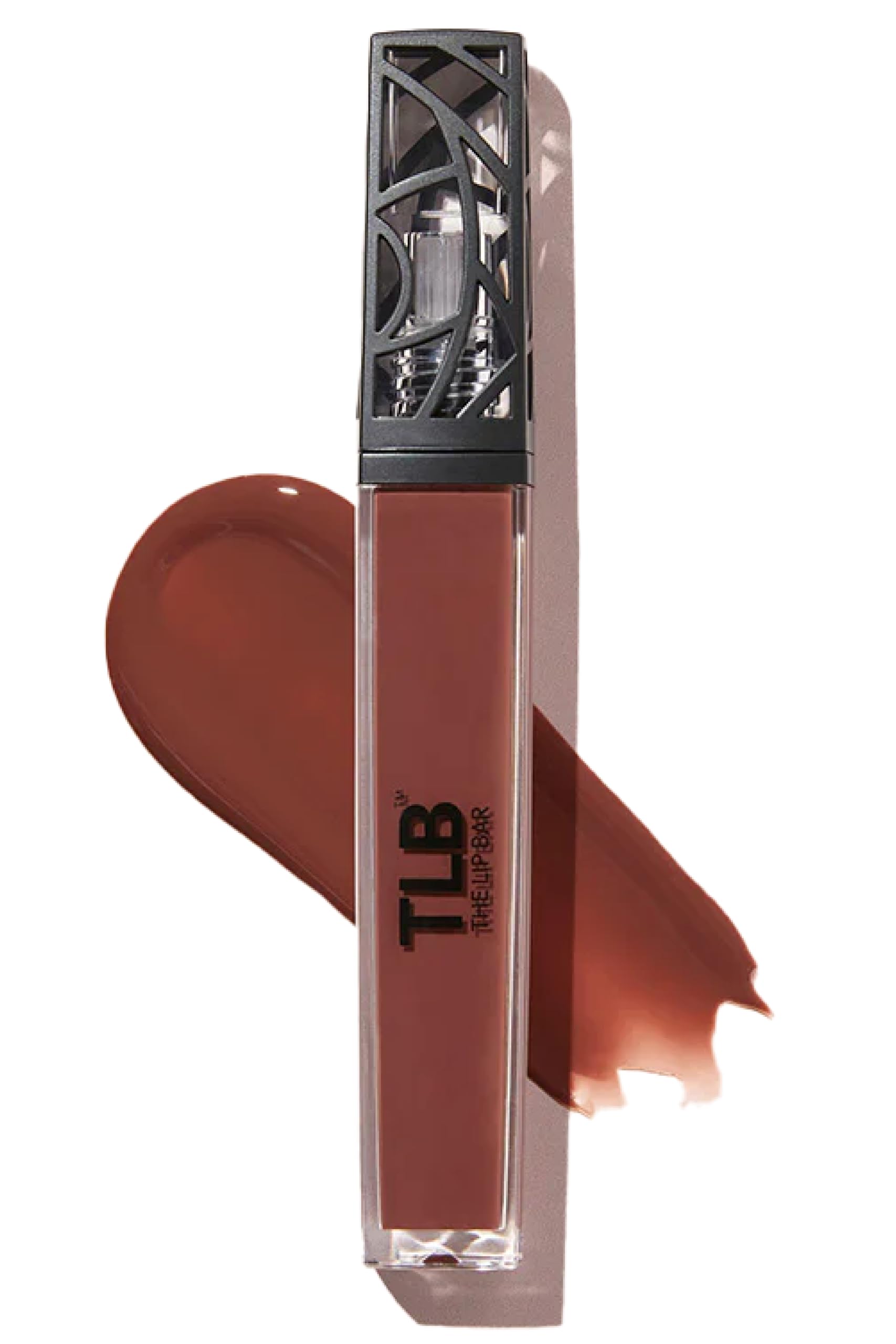 The Lip Bar Flyy Girl rich brown gloss tube delivering high shine and sheer color.
