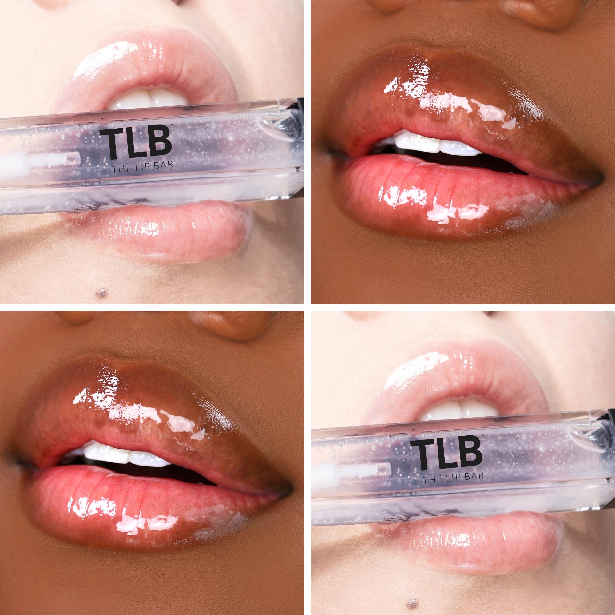 The Lip Bar products feature jojoba and aloe for nourished lips.