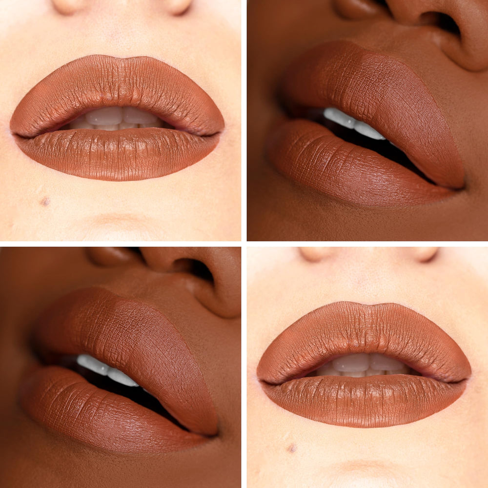 The Lip Bar Jojoba oil and Vitamin E conditioning on lips
