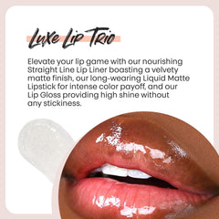The Lip Bar Minimalist Clear Lip Gloss provides non-sticky moisture.