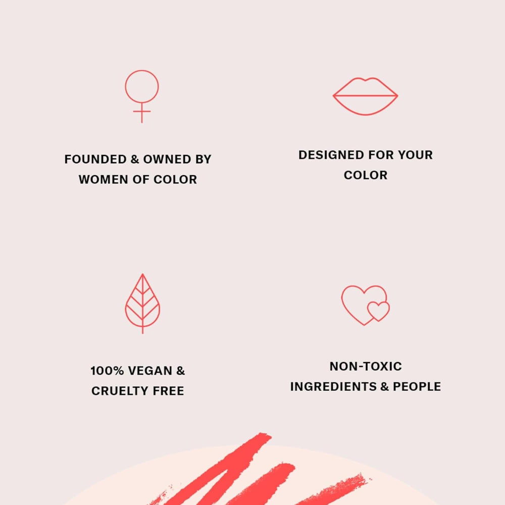 The Lip Bar formula with jojoba oil and vitamin E nourishes lips.