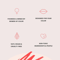 The Lip Bar formula with jojoba oil and vitamin E nourishes lips.