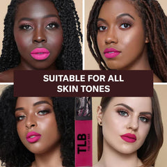 The Lip Bar Nonstop Liquid Matte Lipstick application closeup showing silky glide into matte finish