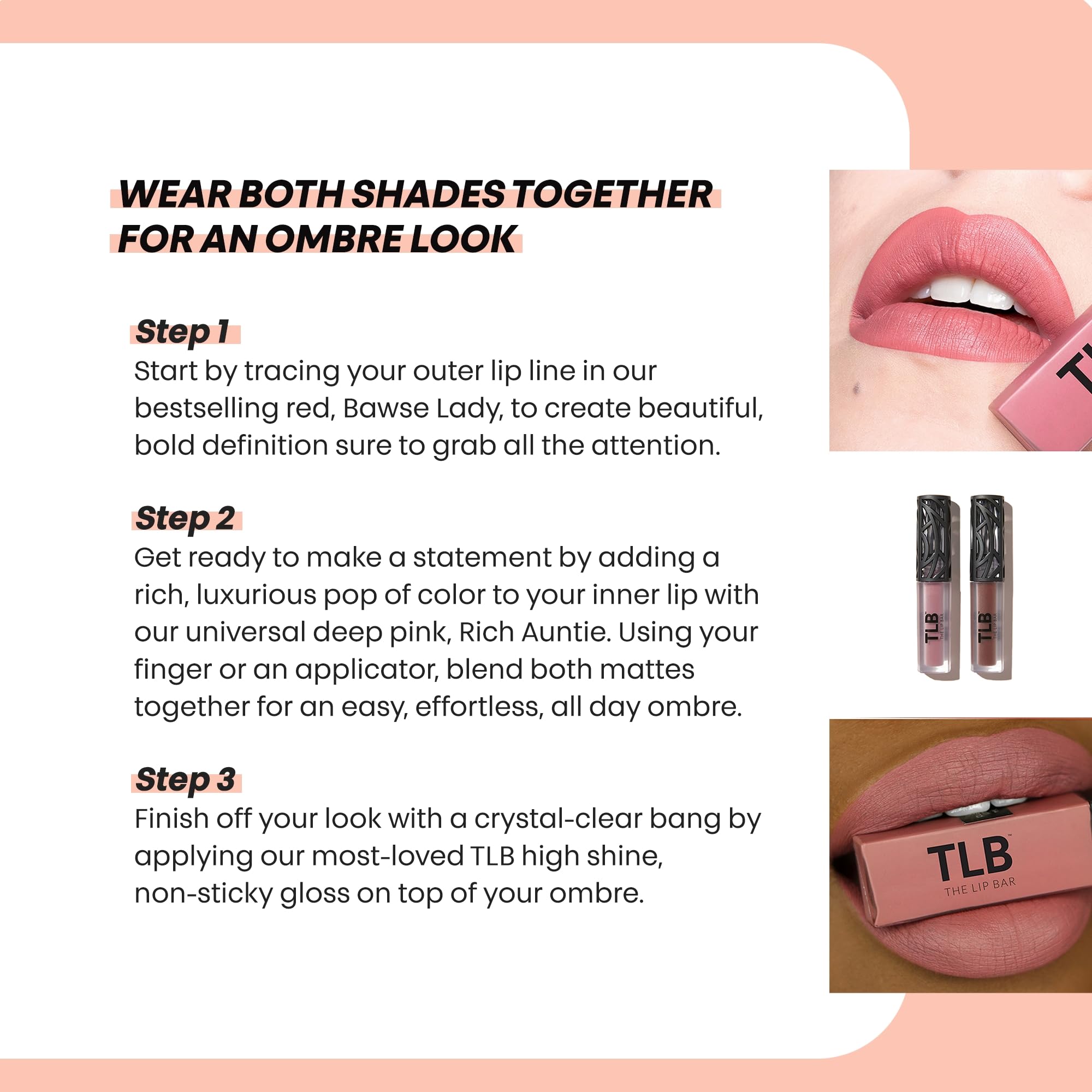 The Lip Bar mini pack box: travel-friendly duo.