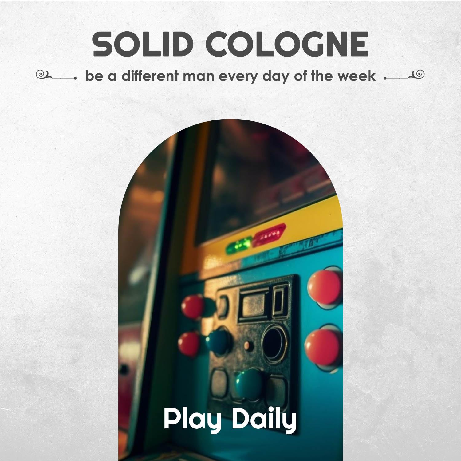 The Man Brand Life of the Party solid cologne tin for social occasions