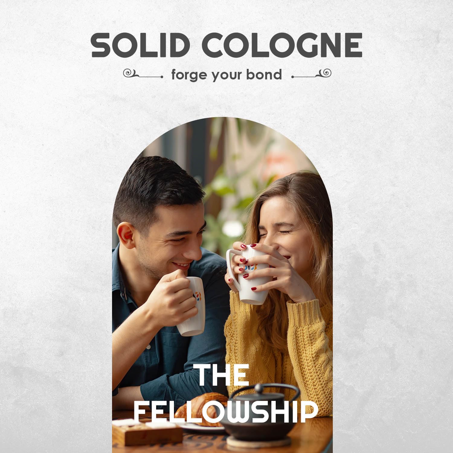 The Man Brand Steel Solid Cologne tin, bold aroma for work or evenings.
