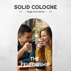 The Man Brand Steel Solid Cologne tin, bold aroma for work or evenings.
