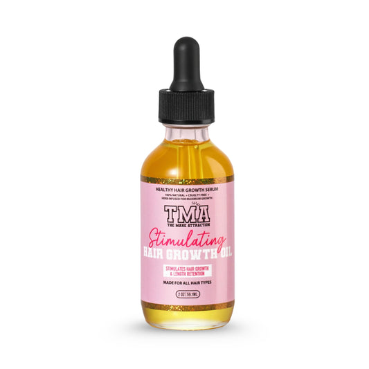 The Mane Attraction hair oil rosemary dropper for scalp nourishment and growth support.
