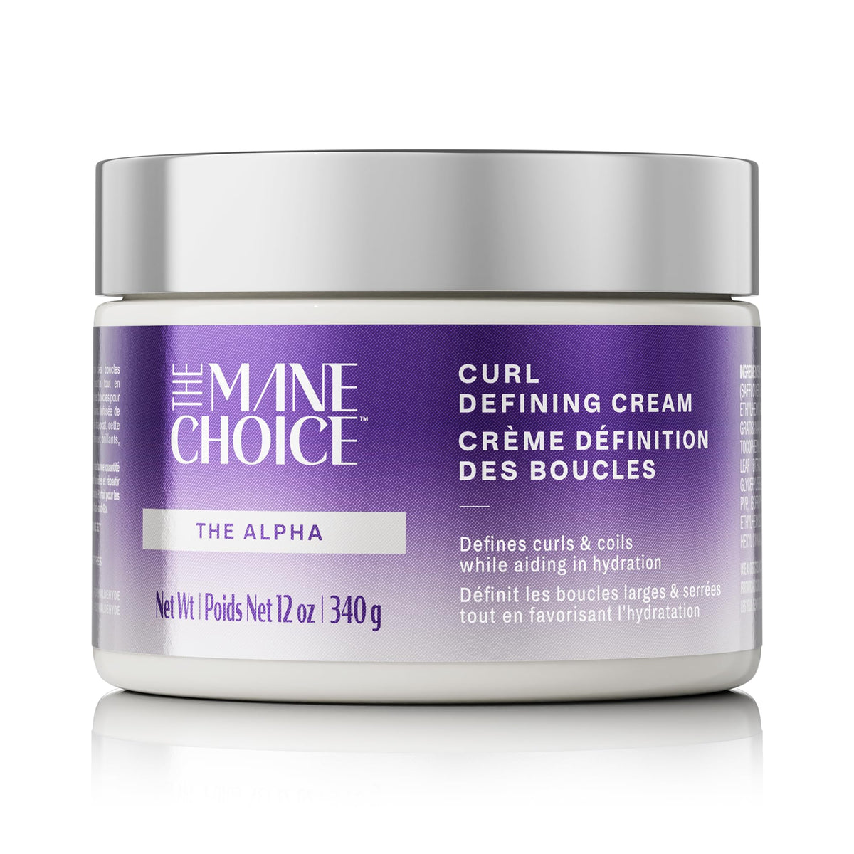 The Mane Choice Alpha Curly As Can Be curl defining cream bottle highlights hydration and definition