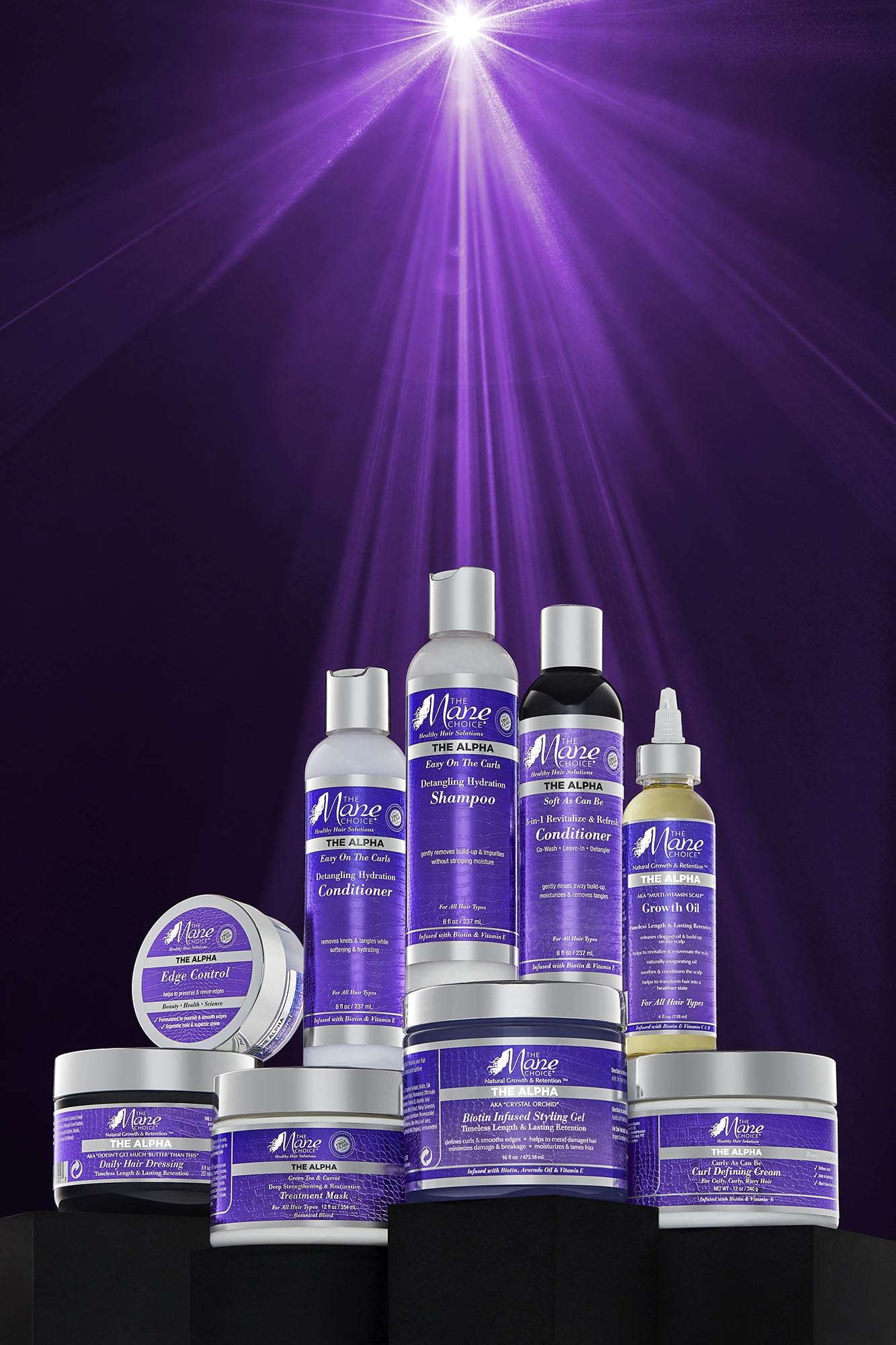 The Mane Choice Alpha Curly As Can Be curls ready to style image shows definition and shine