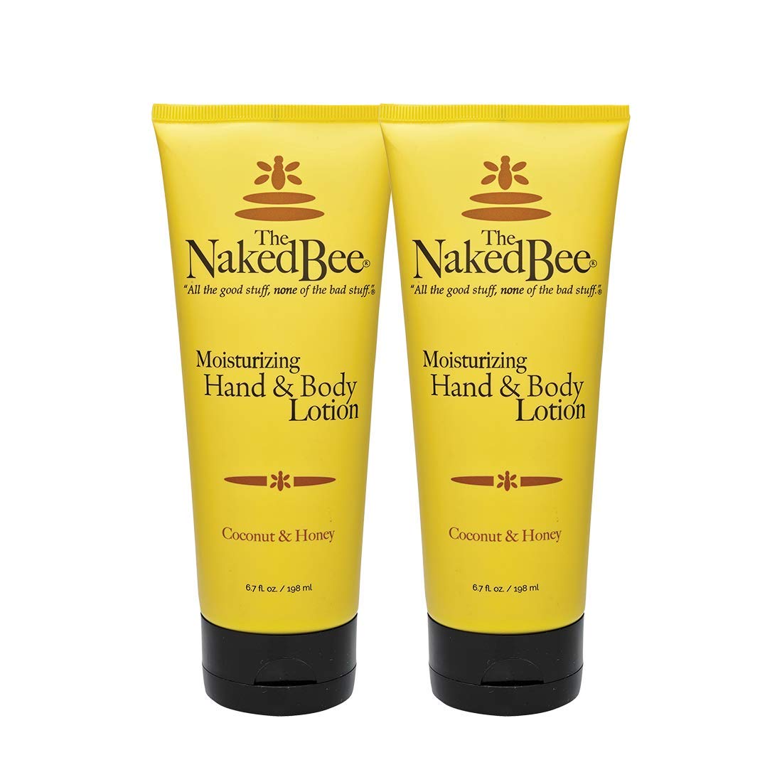 The Naked Bee Coconut & Honey lotion bottle front for daily hydration and tropical scent.