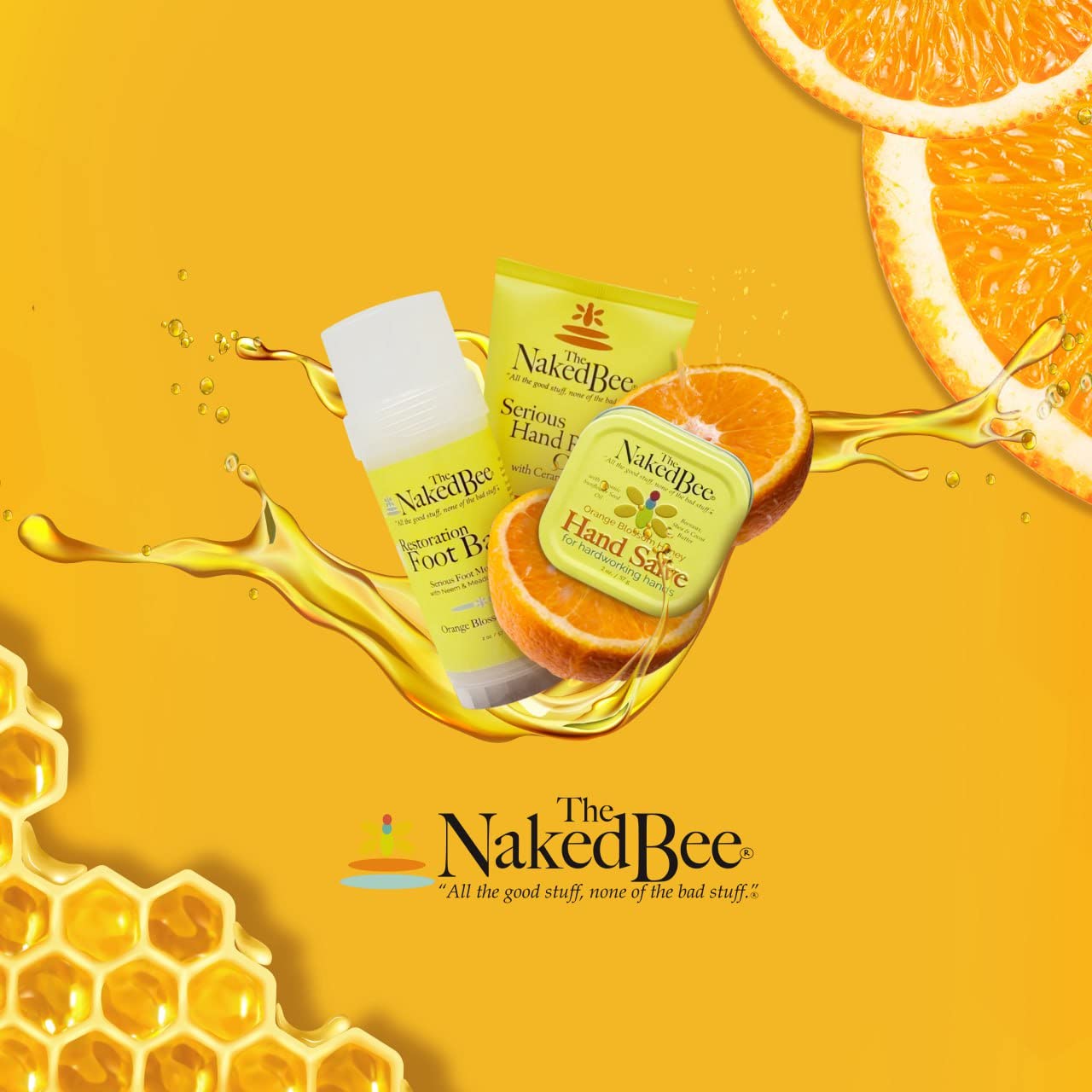 Cruelty-free and USA-made seal from The Naked Bee packaging.