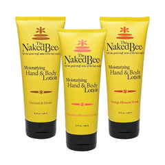 The Naked Bee Orange Blossom Honey hand lotion tube for soft, hydrated skin