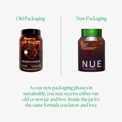 Morning light with Growth Phase bottle, illustrating easy daily vegan hair care