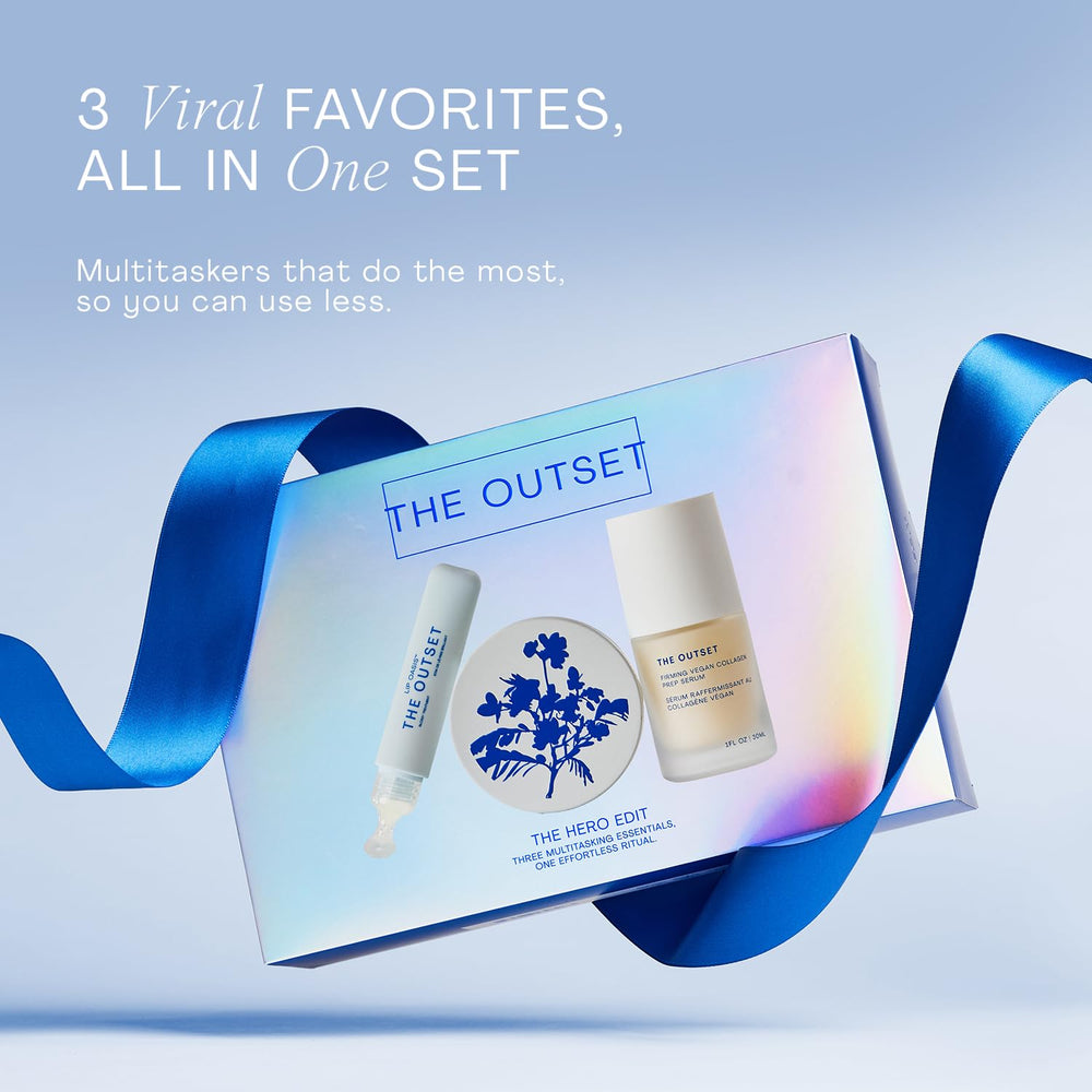 The Outset Barrier Balm jar featured, a multi-use moisture boost for face, lips, and dry patches.