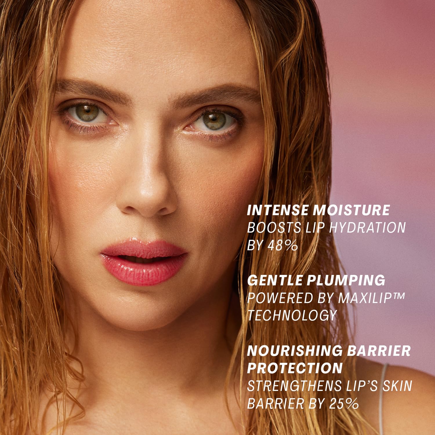 The Outset Lip Oasis plush gloss texture delivering a luxurious, cushiony feel.