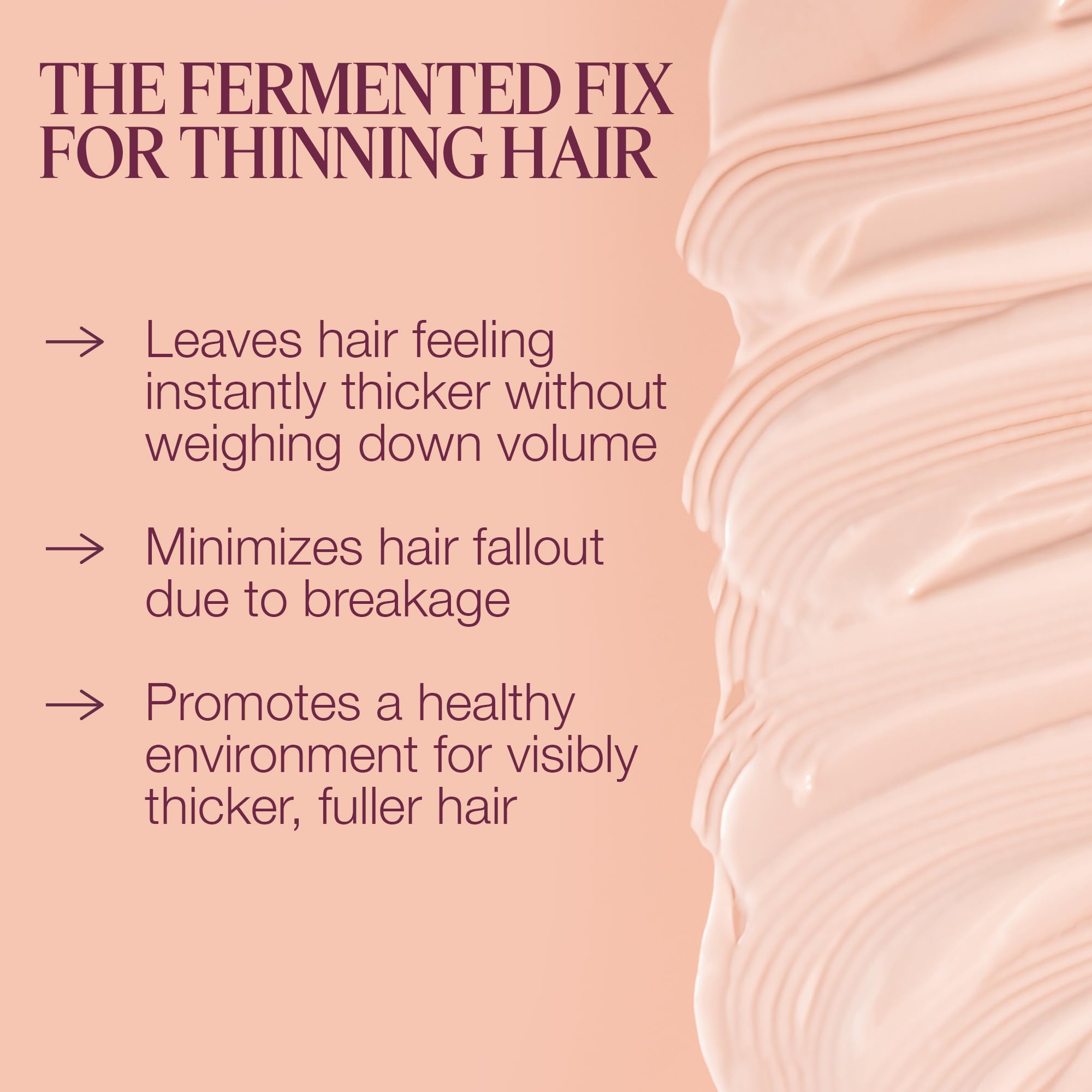 The Rootist Densify hair strands after application showing smoother look