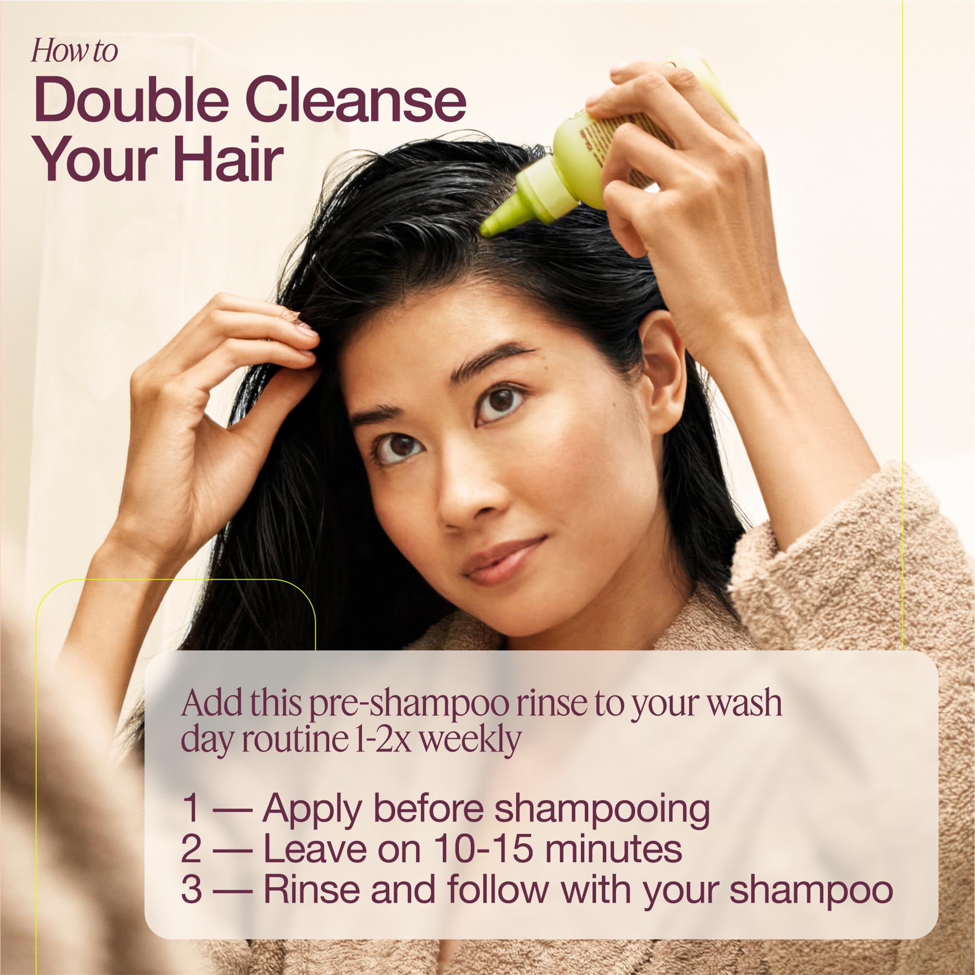 THE ROOTIST Pre-Shampoo color-treated-hair scene confirming color-safe use