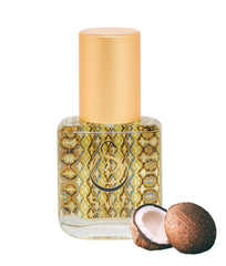 The Sage Lifestyle Onyx roll-on bottle closeup with vanilla amber notes for daily wear.