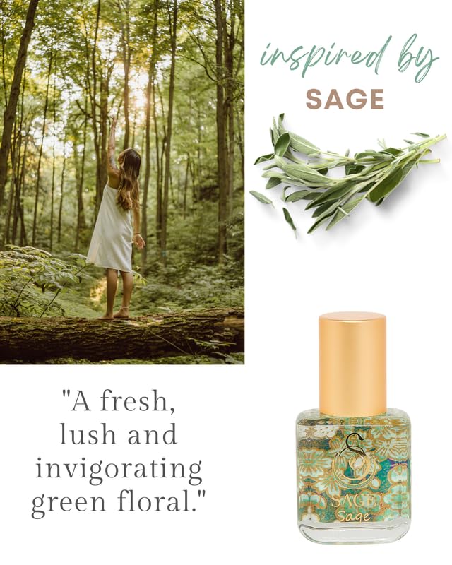 The Sage Lifestyle Sage Roll On tonka bean adds warmth and lasting impression.