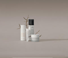 Close-up of The Untamed pomegranate detail for moisture retention and glow.