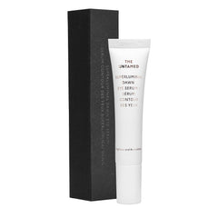 Close-up of The Untamed serum texture, a lightweight formula for under-eye care.