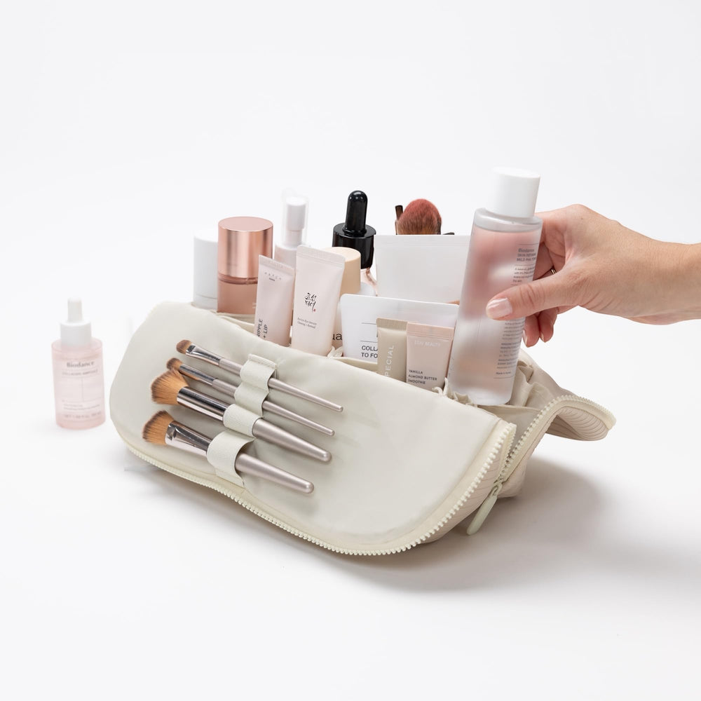 THE VERTI lightweight carry-on friendly organizer fits in luggage