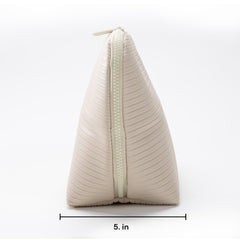 THE VERTI reinforced base provides stability on vanity or counter