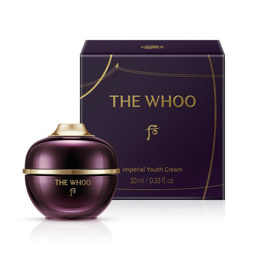 THE WHOO Imperial Youth Cream bottle front for premium anti-aging care
