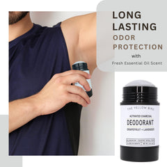 The Yellow Bird sensitive skin formula keeps underarms calm during wear.