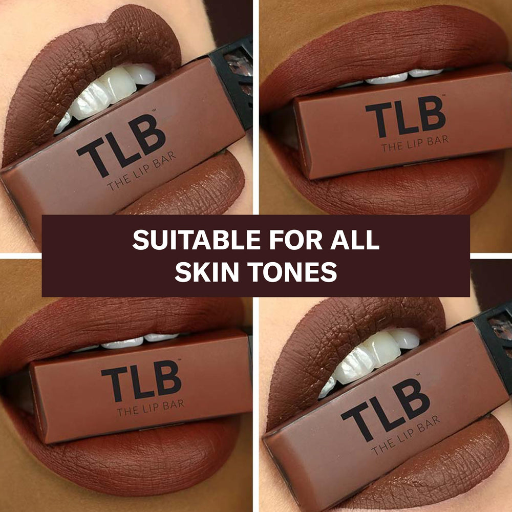 The Lip Bar Savage packaging closeup highlights the applicator and design.