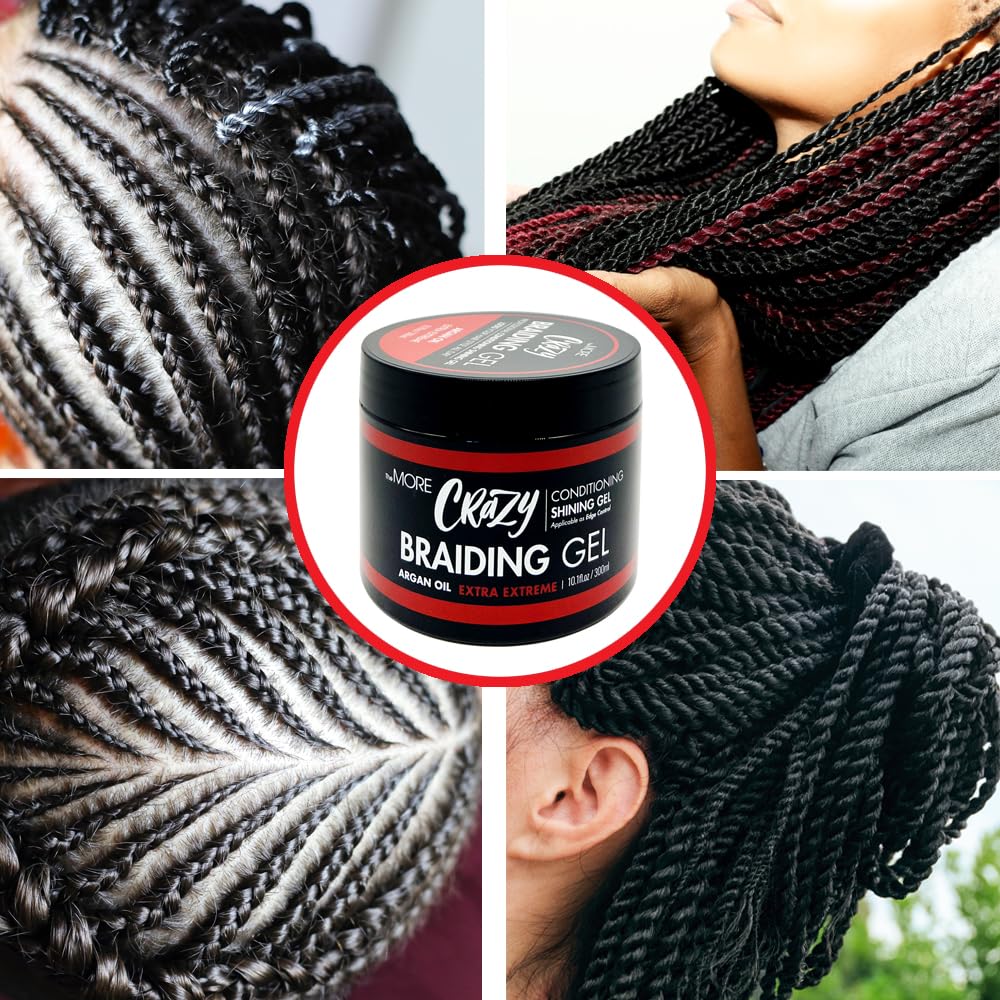 Edge taming with The MORE gel for a smooth hairline.