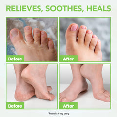 Cooling menthol effect from THENA formula refreshing tired feet