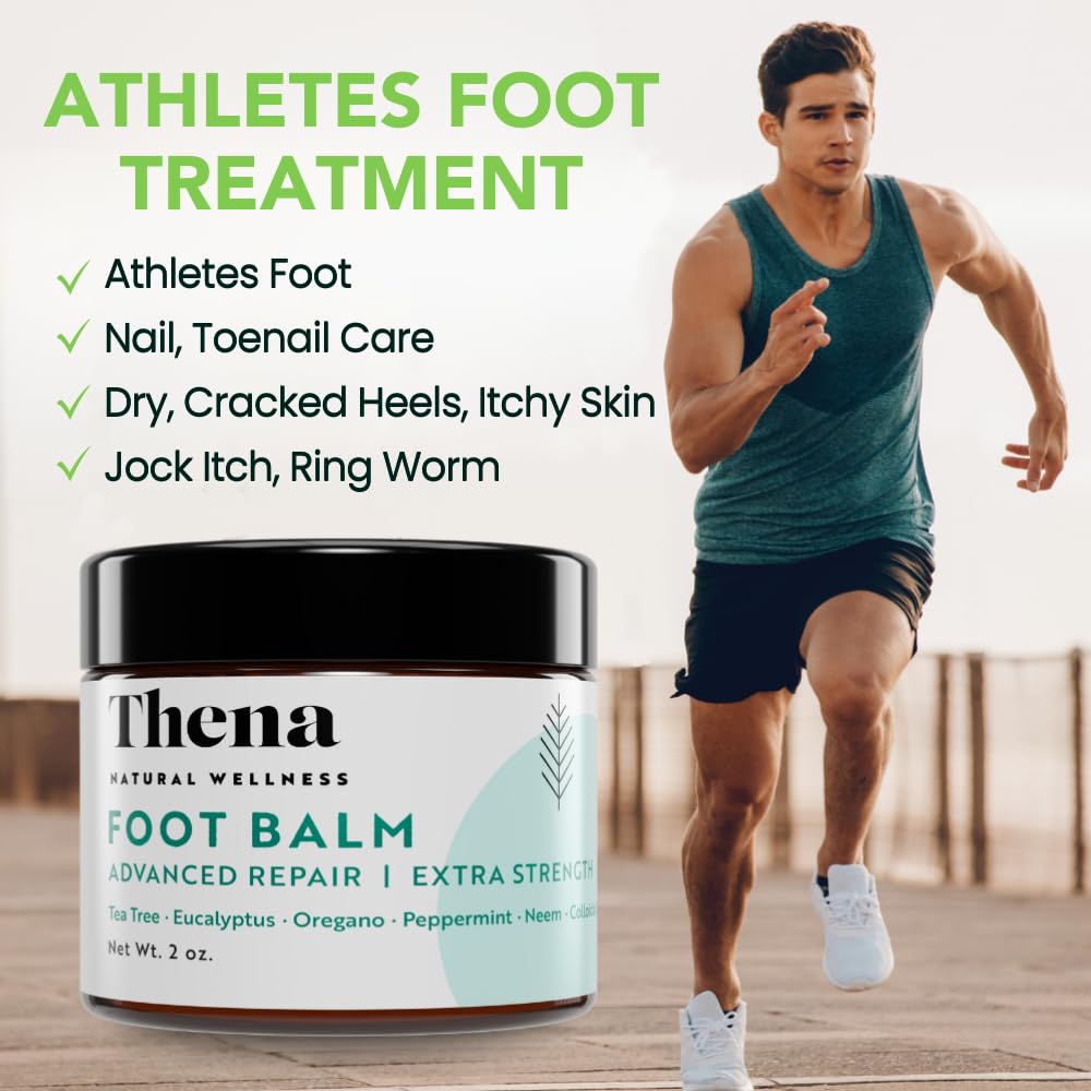 Herbal oils and tea tree in THENA nourish skin