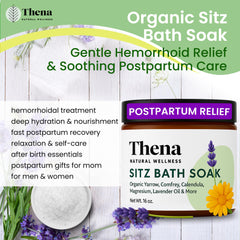 THENA herbal blend with calendula comfrey and yarrow for recovery support