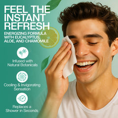 The Nobleman wipes body application for quick refresh