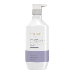 Theorie Hypoallergenic Body Wash pump bottle for fragrance-free cleansing on sensitive skin