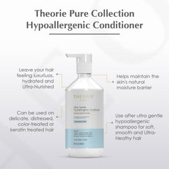 Theorie Pure Ultra Gentle Conditioner aloe vera base closeup emphasis