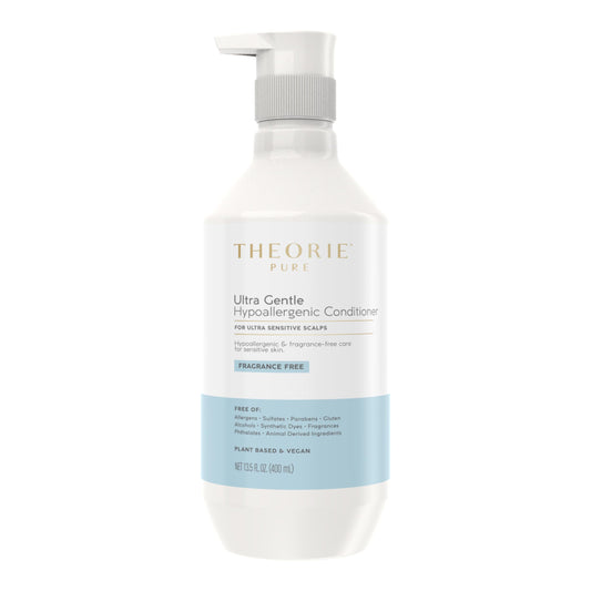 Theorie Pure Ultra Gentle Conditioner bottle with pump for fragrance free conditioning