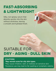 ThePURI Matrixyl 3000 serum texture swirl highlights lightweight, non-greasy texture.