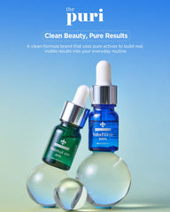 Travel-friendly bottles fit in small bags for routine anywhere.