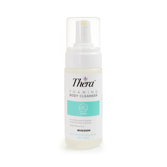 Thera foaming cleanser bottle ready for quick head-to-toe cleansing