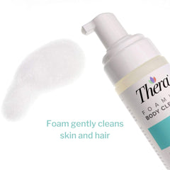 Thera foaming cleanser fresh scent after use illustration