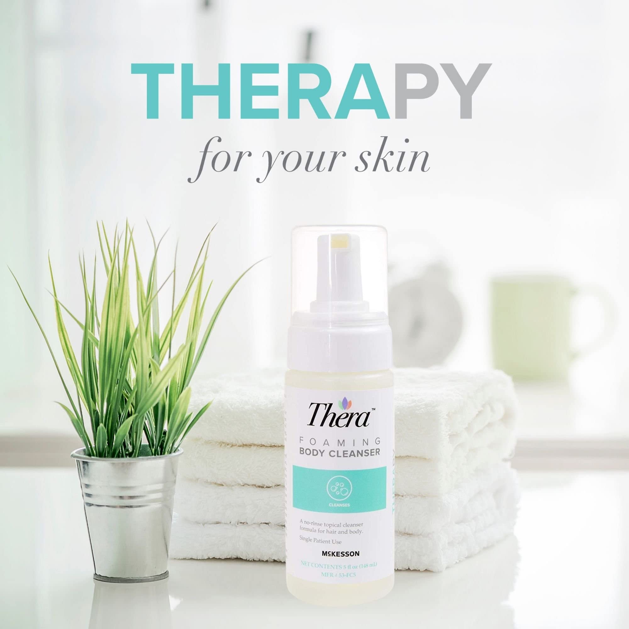Thera foaming cleanser no rinse foam ready to use