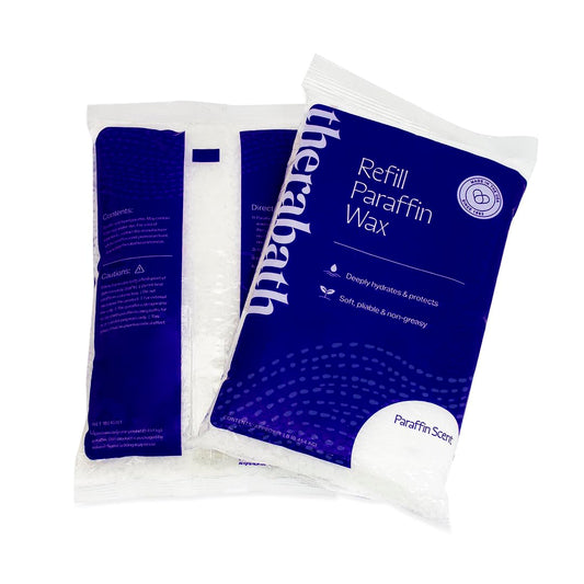 Therabath 4lb paraffin wax refill for soothing warmth to hands and joints.
