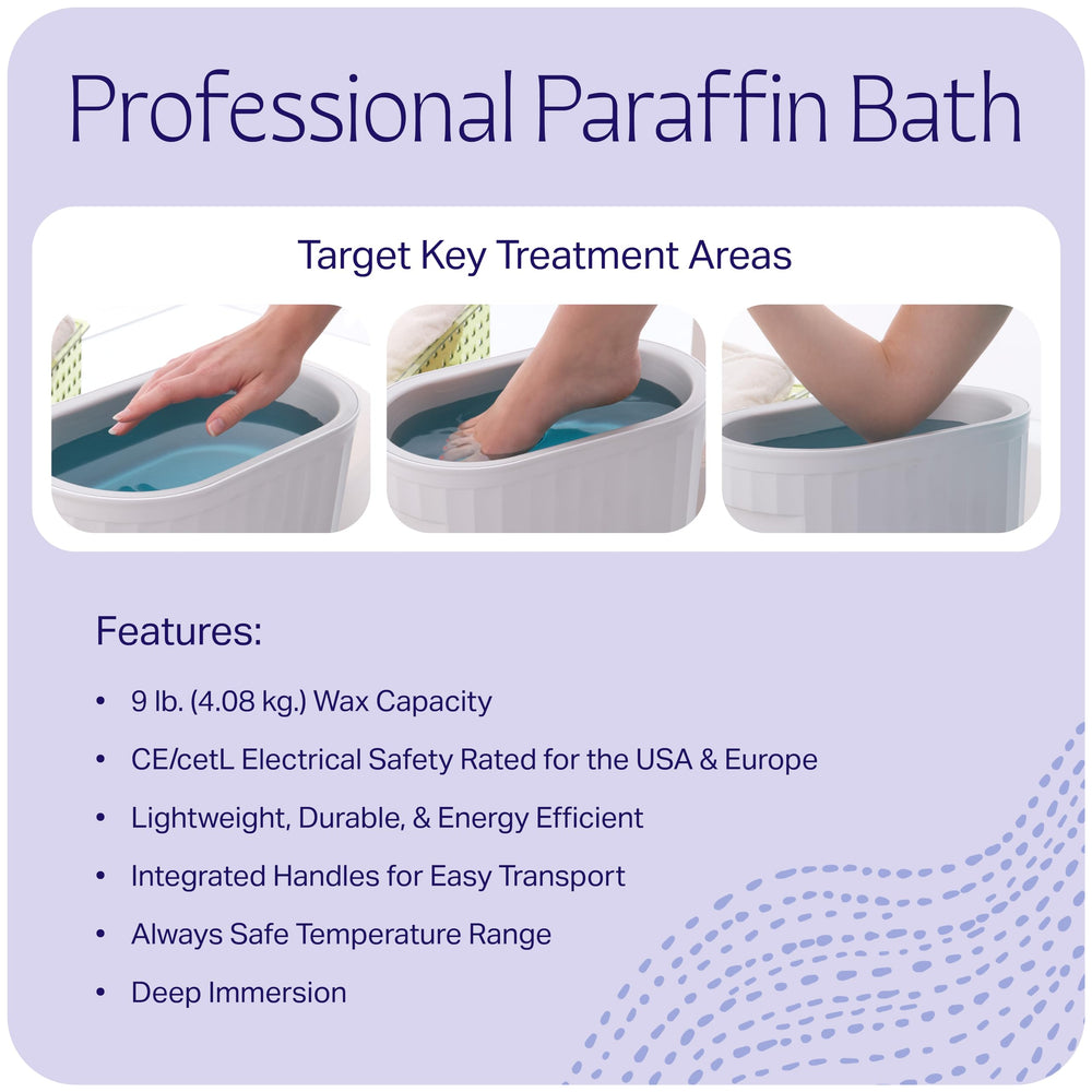 Therabath TB6 hands soaking to soothe joints with gentle heat.