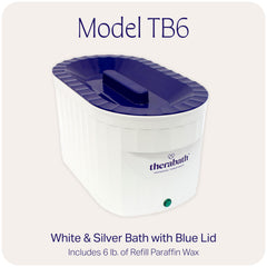 Therabath TB6 paraffin wax block ready to melt for consistent warming sessions.