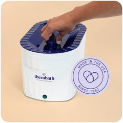 Therabath TB6 used by professionals for consistent thermotherapy outcomes.